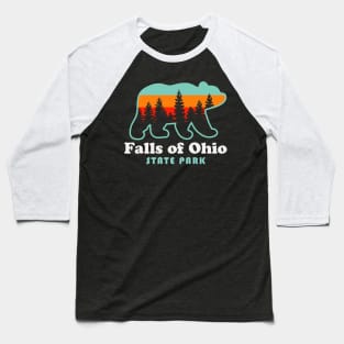Falls of Ohio State Park Bear Clarksville Indiana Baseball T-Shirt